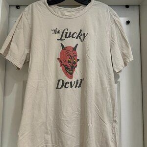 Imogene + Willie Lucky Devil Graphic Tee Shirt